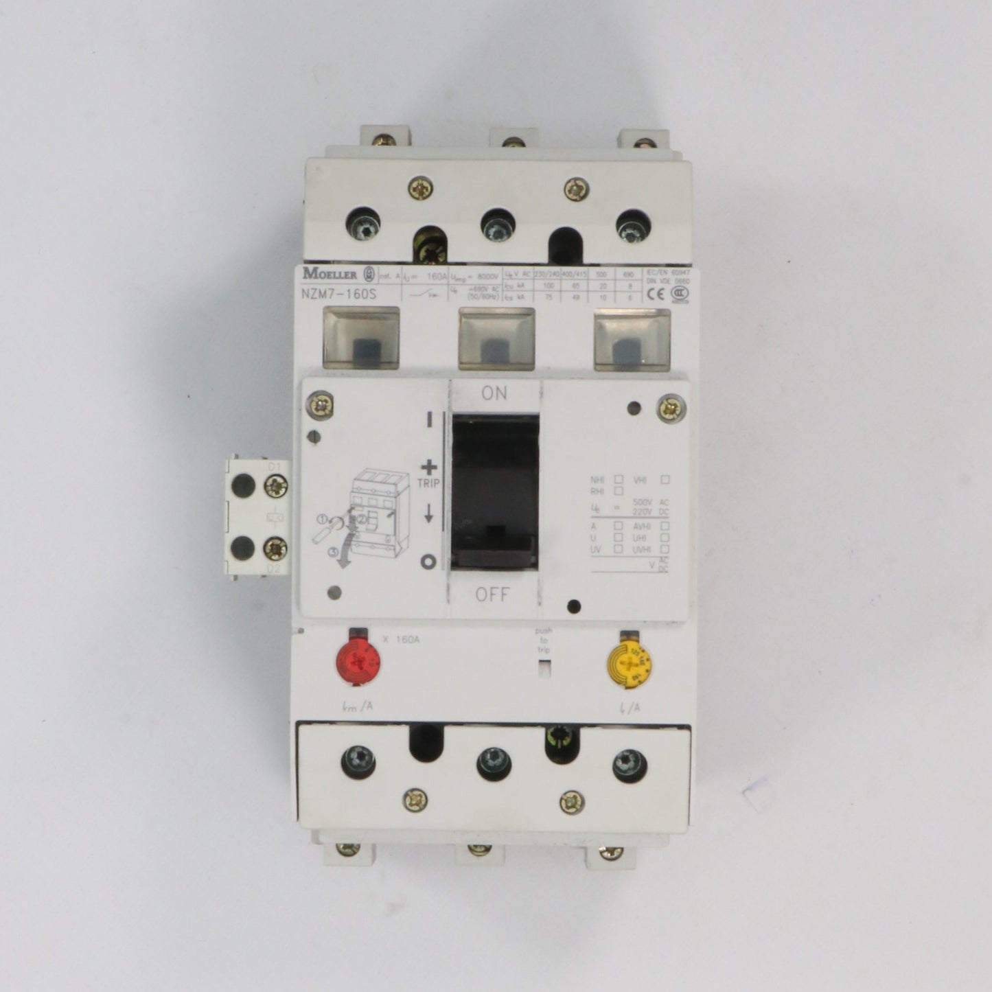 Moeller NZM7 160S Circuit Breaker-Circuit Breaker-Used Industrial Parts