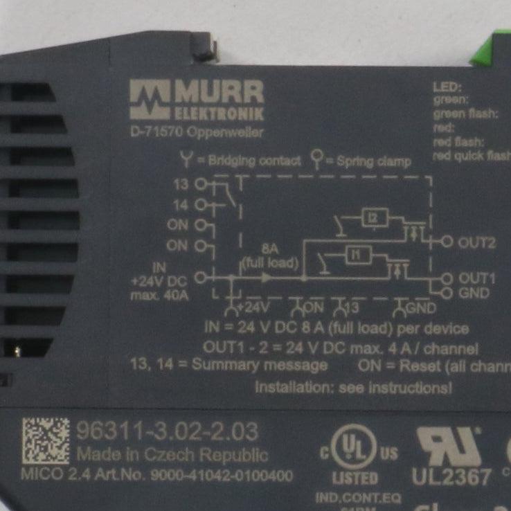 Murr Elektronik 9000-41042-0100400 Mico 2.4 Circuit Breaker-Circuit Breaker-Used Industrial Parts