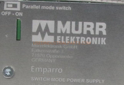 Murr Elektronik Emparro 85691 Switch Mode Power Supply-Power Supply-AC-06-07-01-Used Industrial Parts