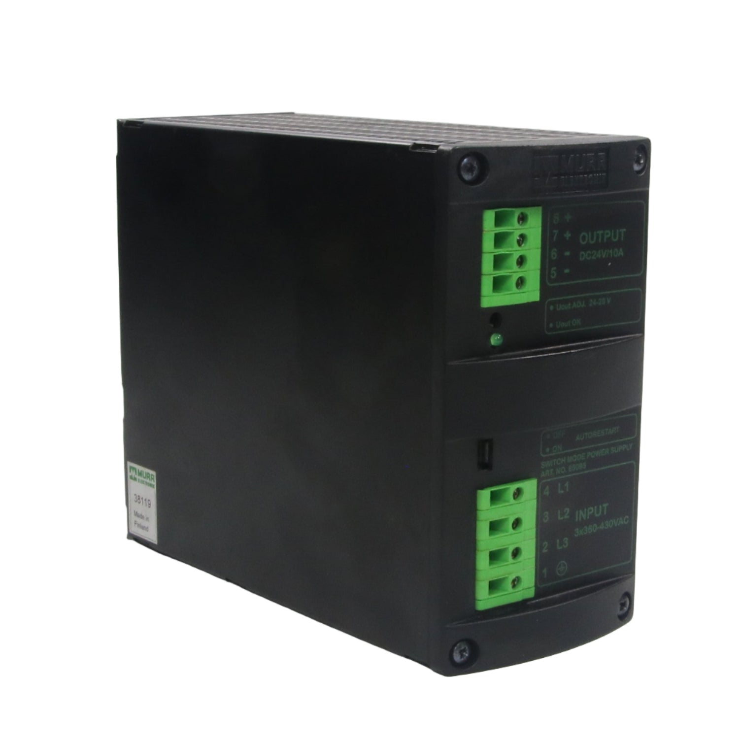 Murr Elektronik MCS10-3X400/24 Switch Mode Power Supply - 85095-Switch Mode Power Supply-Used Industrial Parts