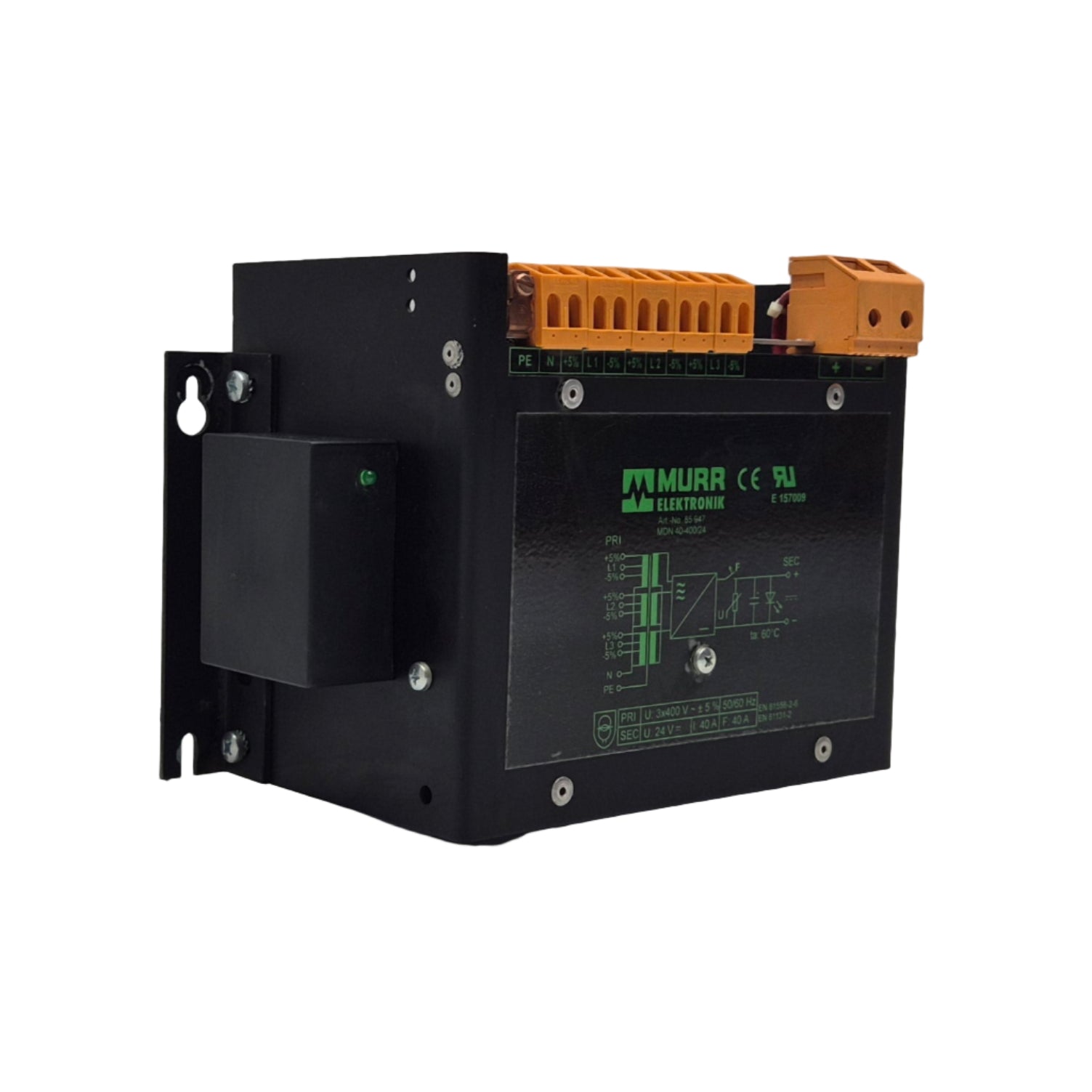 Murr Elektronik MDM 40-400/24 Power Supply Module-Power Supply Module-EB-03-01-04-6152424260288-Used Industrial Parts