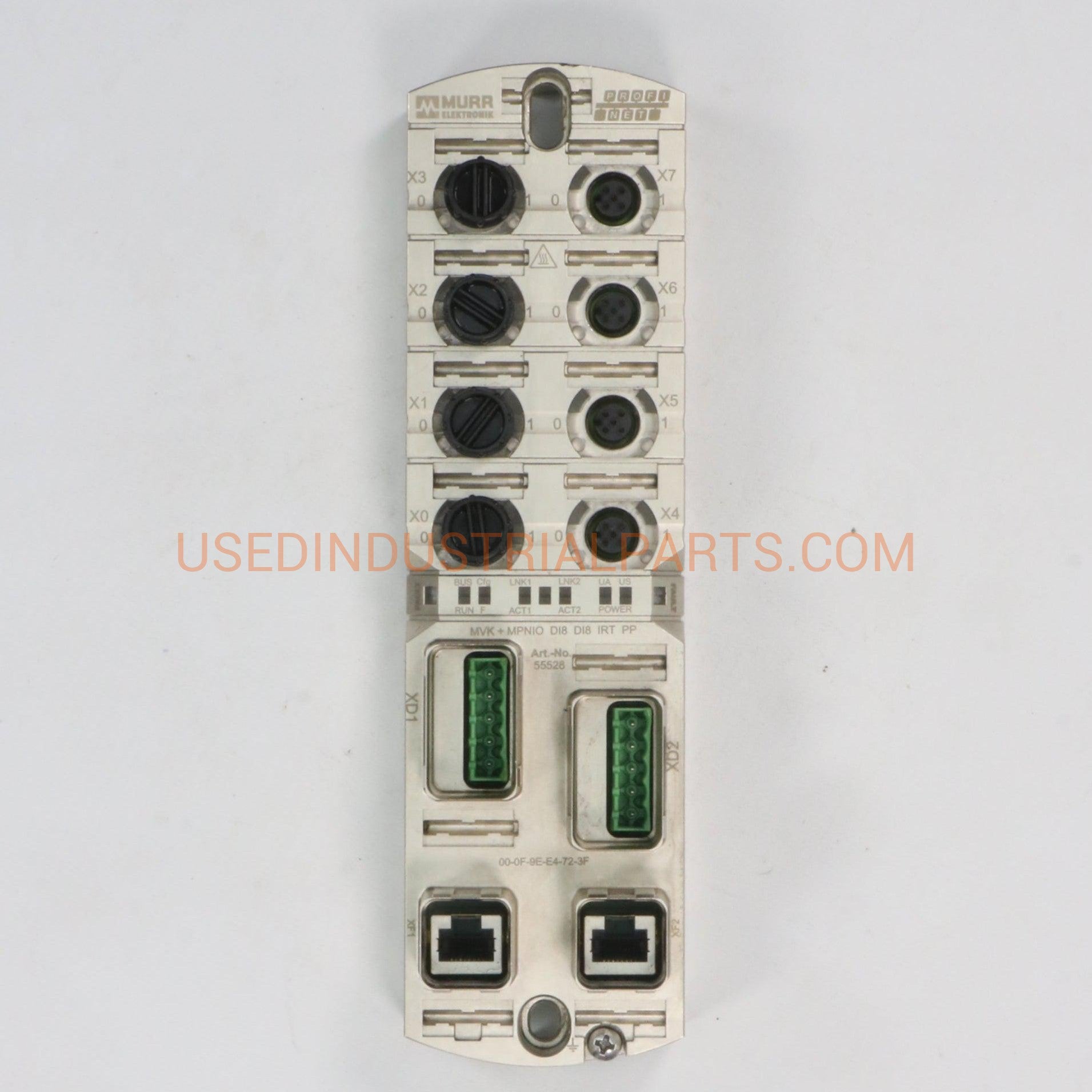 Murr Elektronik MVK MPNIO DI8 DI8 IRT PP Compact IO Module-Compact I/O Module-CA-04-06-04-Used Industrial Parts