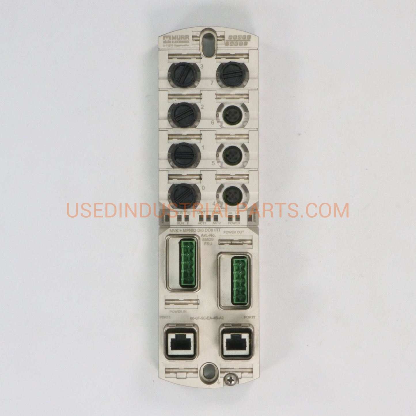 Murr Elektronik MVK MPNIO DI8 DO8 IRT Compact IO Module-Compact I/O Module-CA-05-04-01-Used Industrial Parts