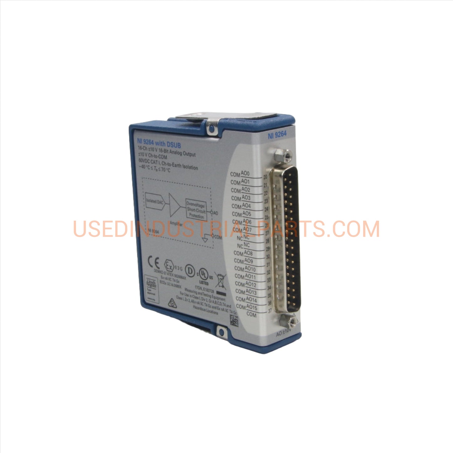 National Instruments NI 9264 with DSUB Voltage Output Module-Voltage Output Module-AD-02-07-Used Industrial Parts