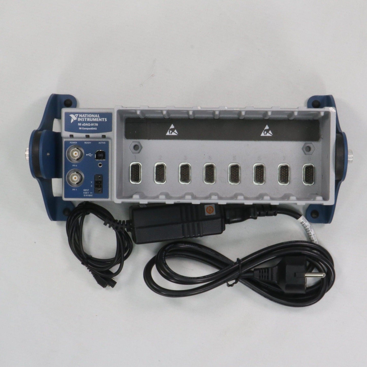 National Instruments cDAQ‑9178 Chassis with Power Adapter-Compact DAQ Chassis-Used Industrial Parts