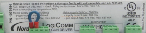 Image of Nordson LogiComm OEM Gun Driver-OEM Gun Driver-AC-02-05-Used Industrial Parts