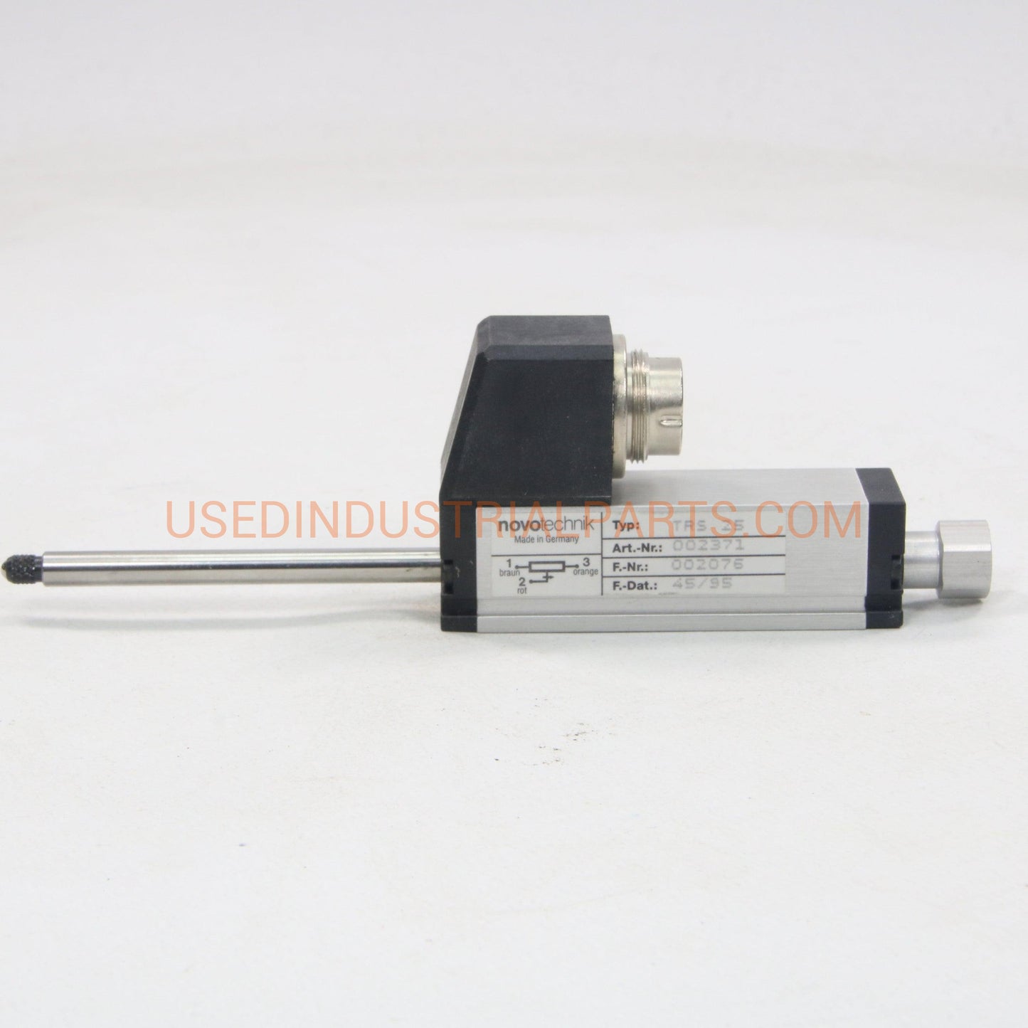 Novotechnik Spring Loaded Linear Potentiometer TRS 25-Linear Potentiomenter-CD-01-07-Used Industrial Parts