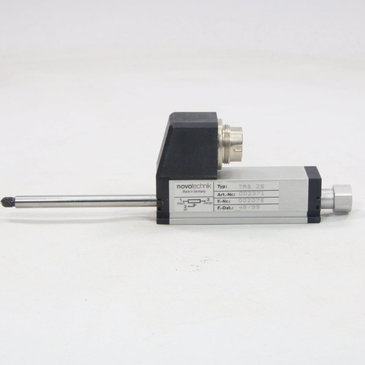 Novotechnik Spring Loaded Linear Potentiometer TRS 25-Linear Potentiomenter-Used Industrial Parts