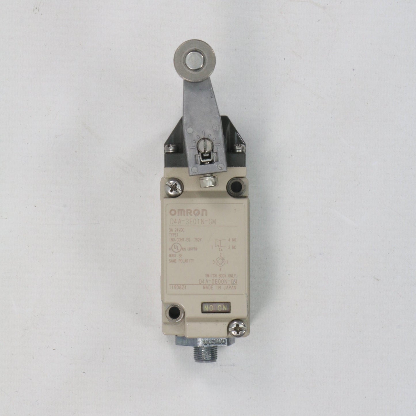 Omron D4-3E01N-GM Limit Switch-Limit Switch-Used Industrial Parts