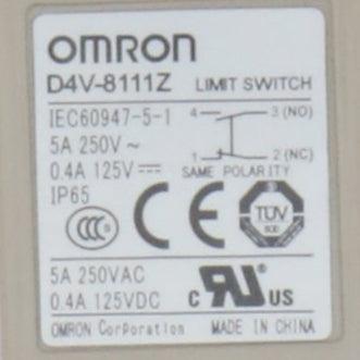 Omron D4V-8111Z Limit Switch-Limit Switch-Used Industrial Parts