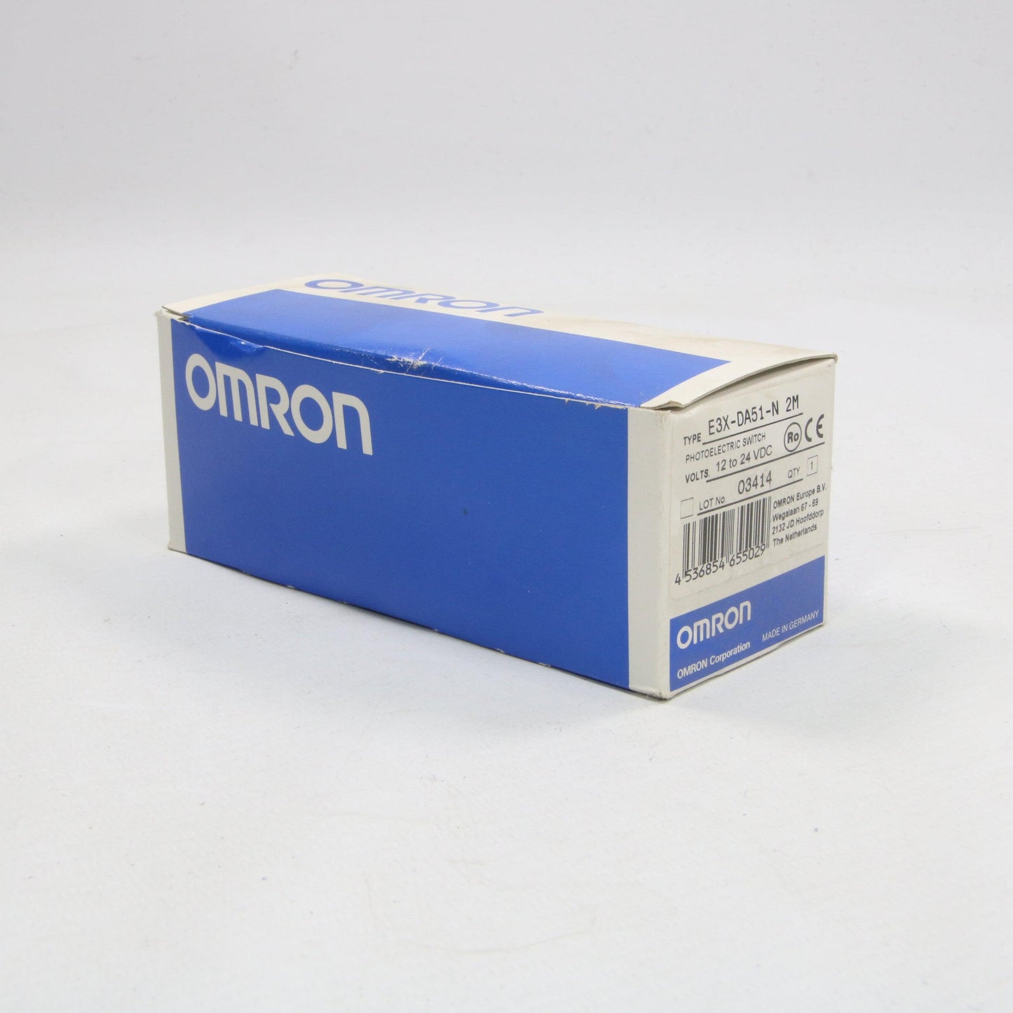 Omron E3X-DA51-N Optical Fibre Sensor-Optical Fibre Amplifier-AC-04-03-6152425272204-Used Industrial Parts