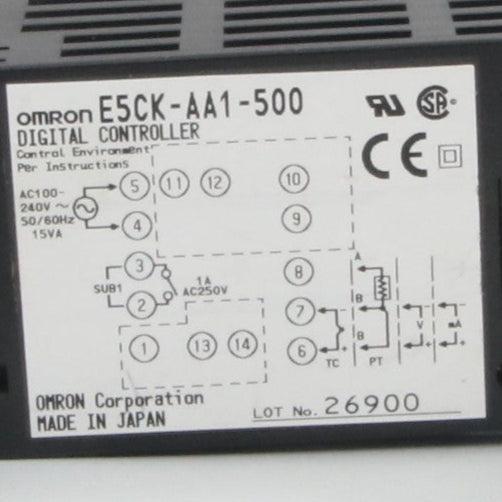 Omron E5CK AA1 500 Digital Controller-Digital Controller-Used Industrial Parts