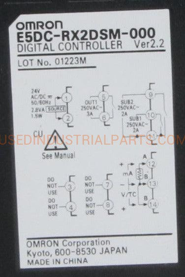 Omron E5DC-RX2DSM-000 Digital Controller-Digital Controller-AE-01-03-Used Industrial Parts