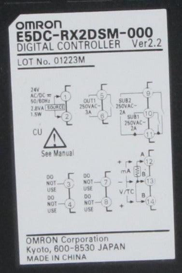 Omron E5DC-RX2DSM-000 Digital Controller-Digital Controller-Used Industrial Parts