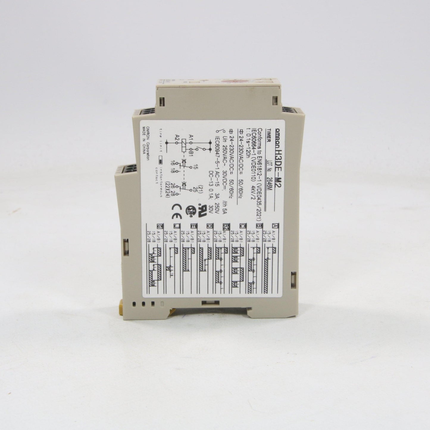 Omron H3DE-M2 Timer Relay-Timer Relay-Used Industrial Parts