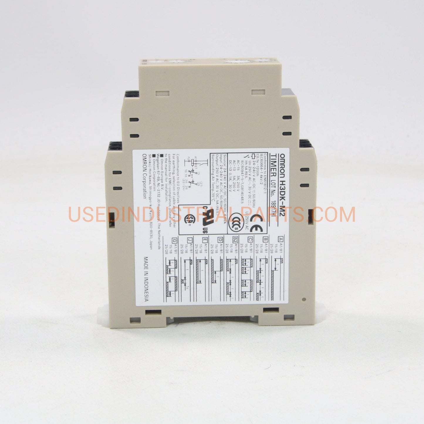 Omron H3DK-M2 Timer Relay-Timer Relay-AB-07-03-Used Industrial Parts