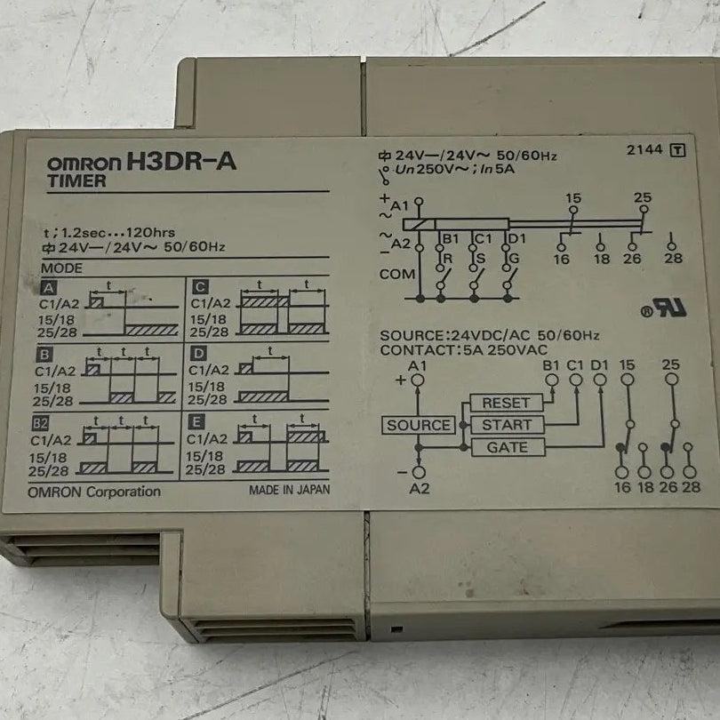 Omron H3DR-A Multi-Function Timer Relay-Used Industrial Parts