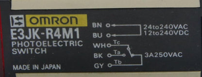 Omron Photoelectric Switch E3JK-R4M1-Photoelectric Sensor-Used Industrial Parts