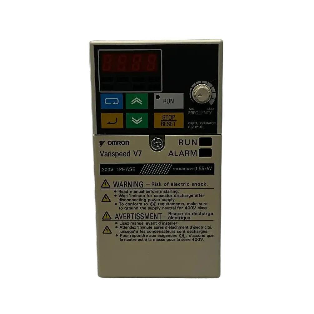 Omron Varispeed V7 CIMR-V7AZB0P4 AC Inverter-AC Inverter-Used Industrial Parts