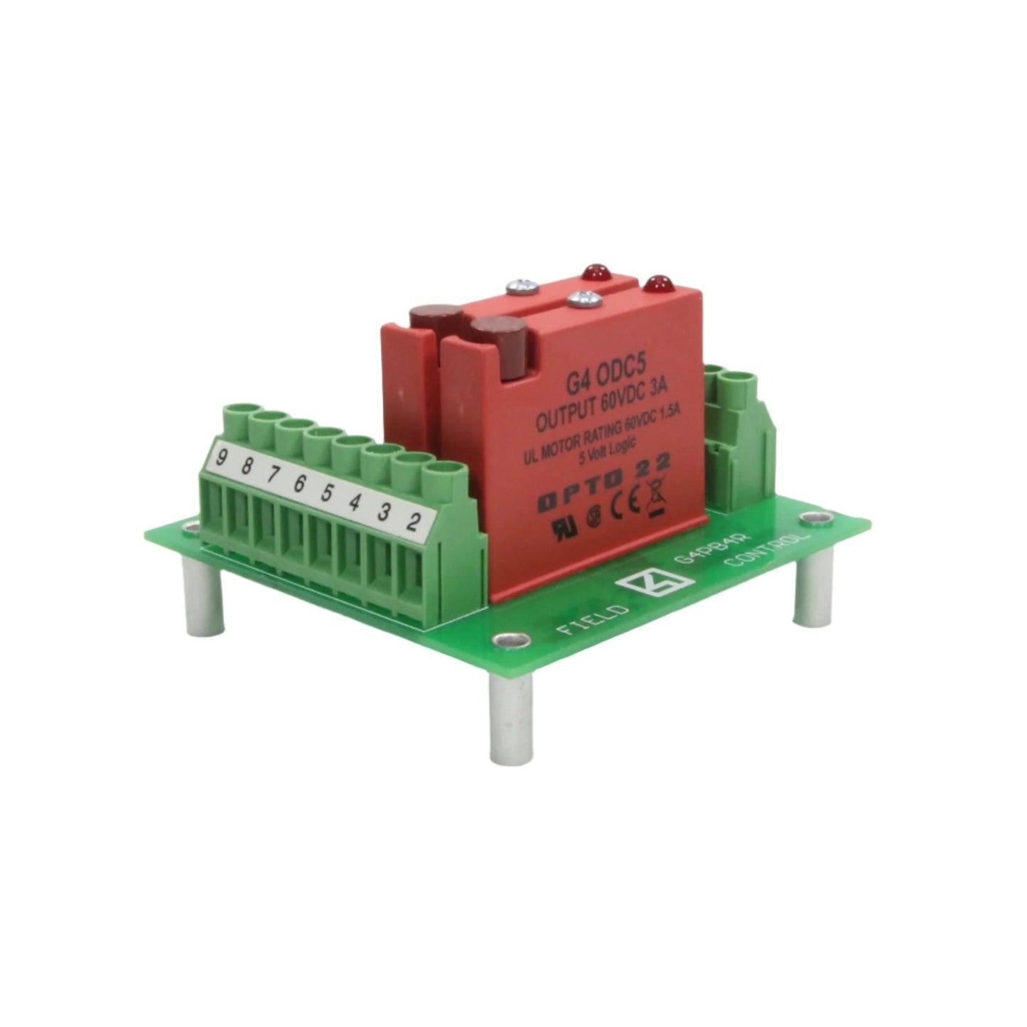 Opto 22 G4PB4R 4 Channel Output Rack & VDC Modules-4 Channel Output Rack-Used Industrial Parts