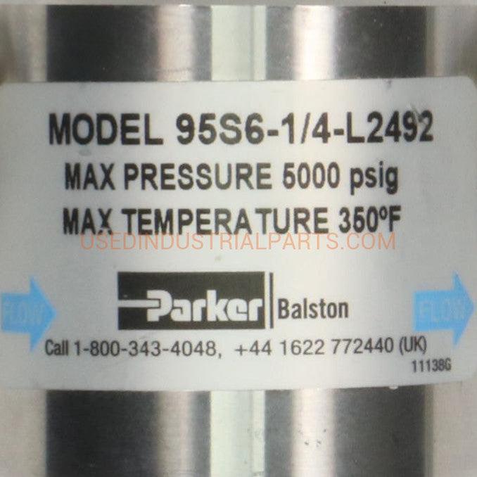 Parker Balston 95S6 1/4 Sample Filter-Sample Filter-Used Industrial Parts