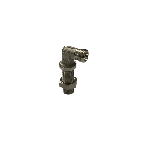 Parker Ermeto WSV08LOMD71 Bulkhead Elbow-Bulkhead Elbow-01-AC-06-11-01-6152427423420-Used Industrial Parts
