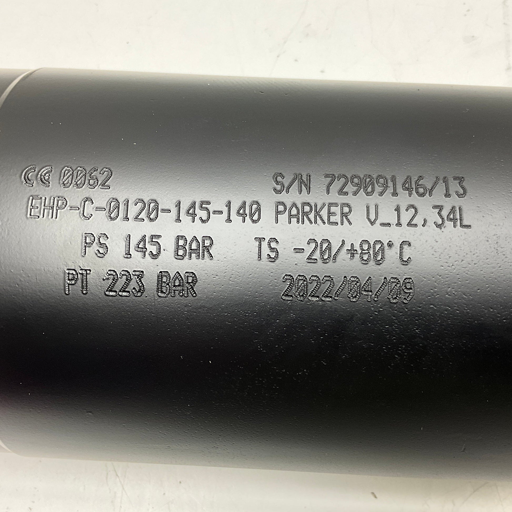 Parker Hannifin EHP Large Bore Piston Accumulator-Large Bore Piston Accumulator-Used Industrial Parts