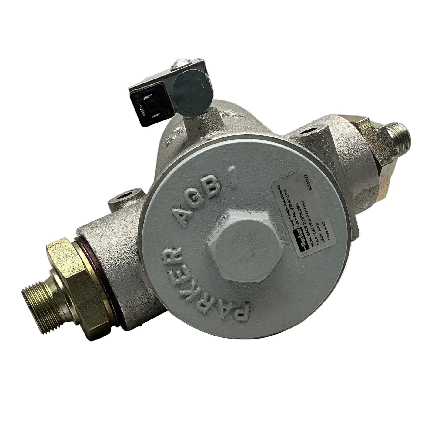 Parker Hannifin GA405QLBE3EG201 In-Line Filter Housing-In-Line Filter Housing-Used Industrial Parts