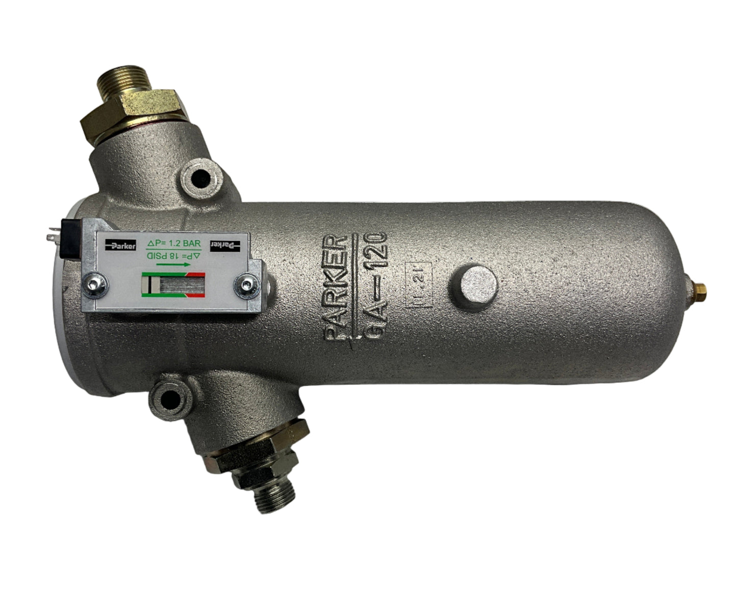 Parker Hannifin GA405QLBE3EG201 In-Line Filter Housing-In-Line Filter Housing-Used Industrial Parts