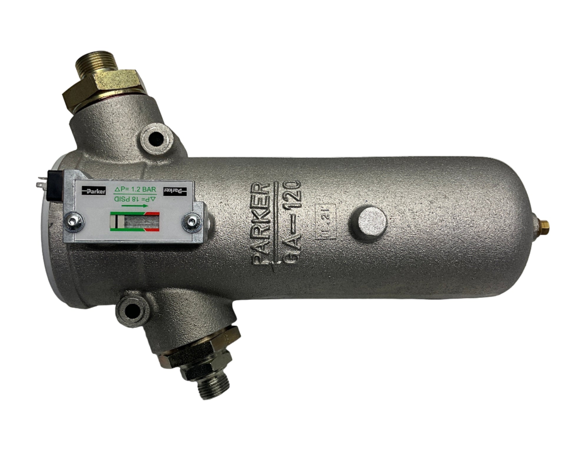 Parker Hannifin GA405QLBE3EG201 In-Line Filter Housing-In-Line Filter Housing-Used Industrial Parts