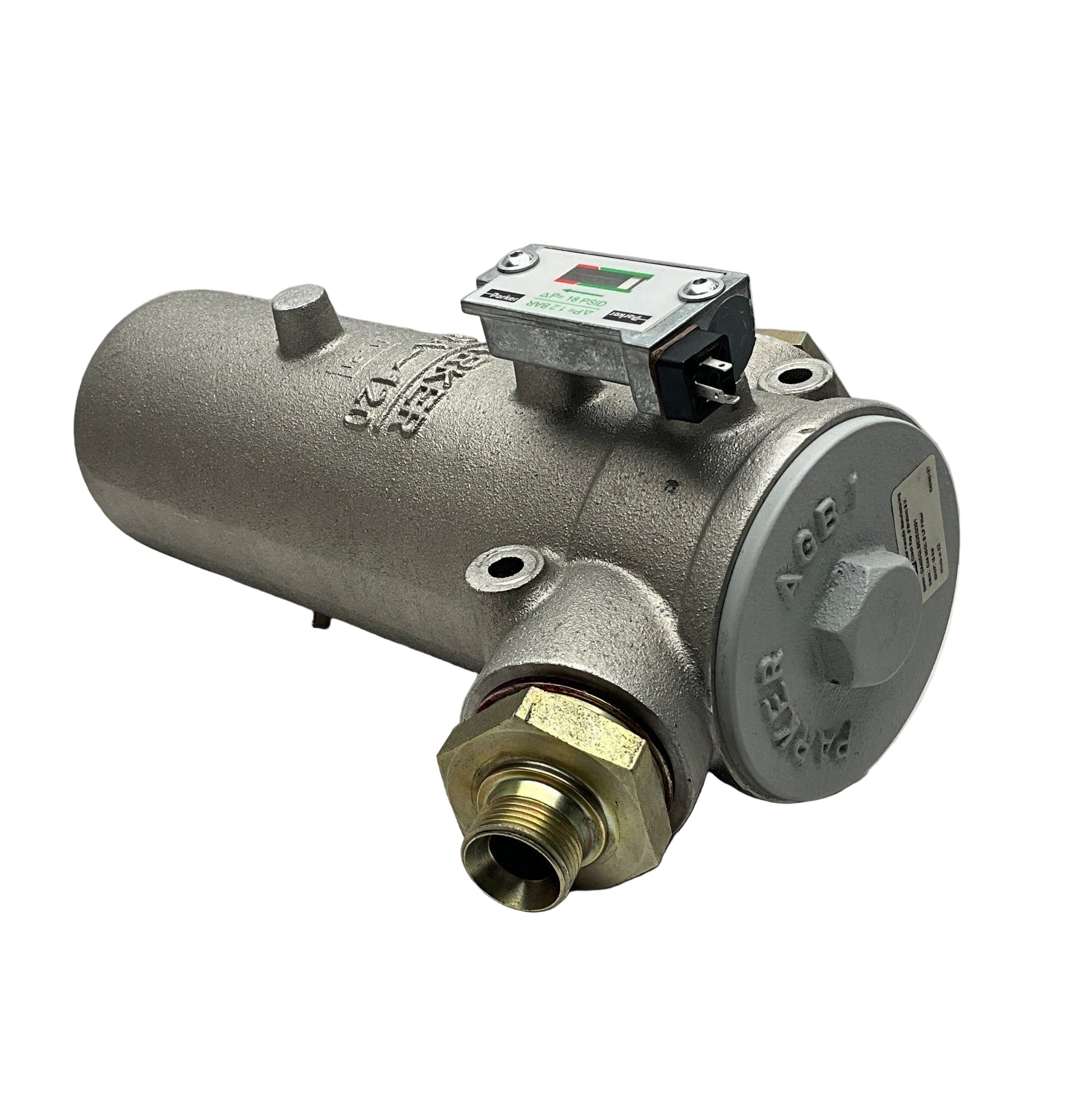 Parker Hannifin GA405QLBE3EG201 In-Line Filter Housing-In-Line Filter Housing-Used Industrial Parts