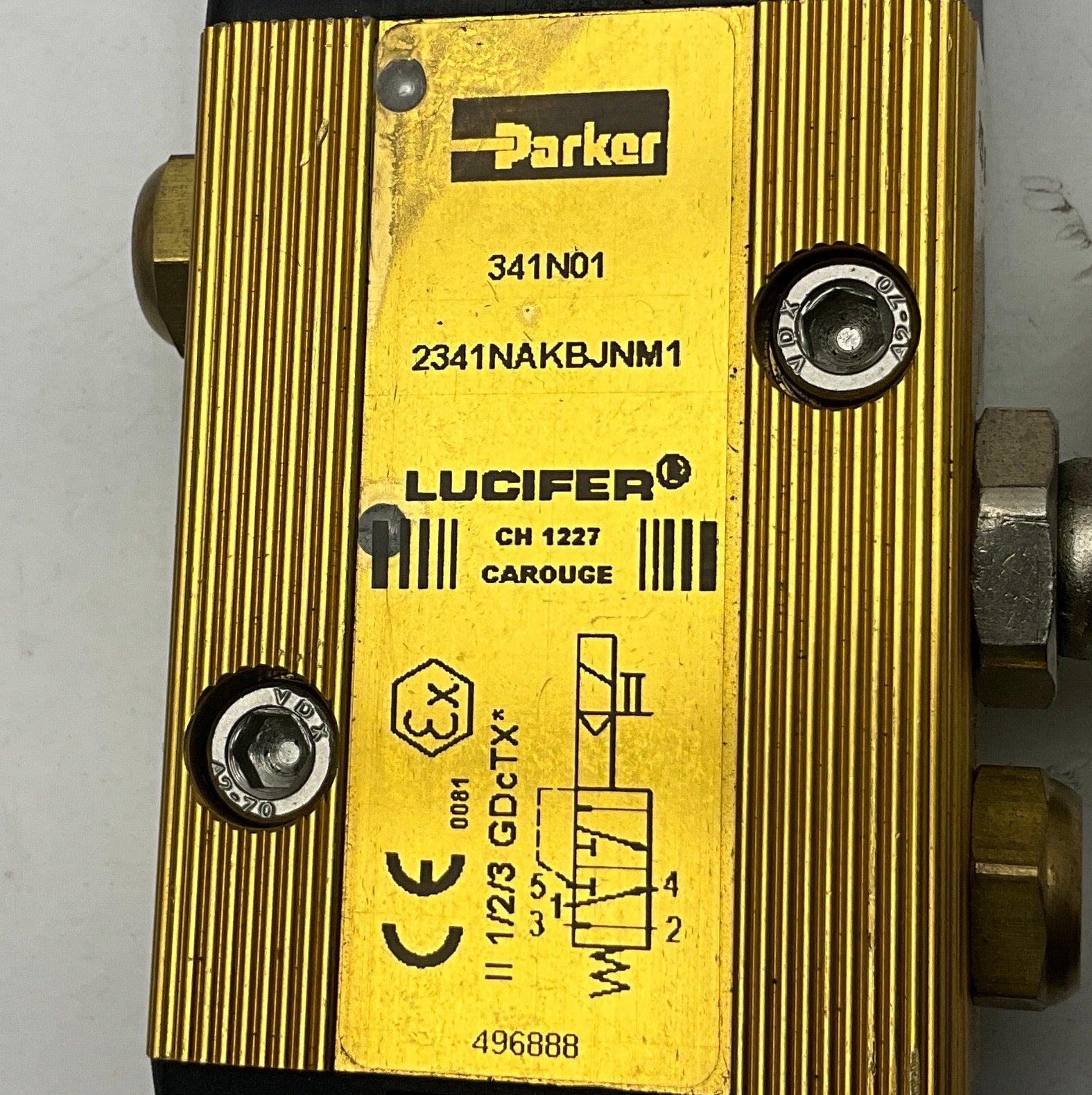 Parker Lucifer 341N01 NAMUR Solenoid Valve-Solenoid Valve-Used Industrial Parts