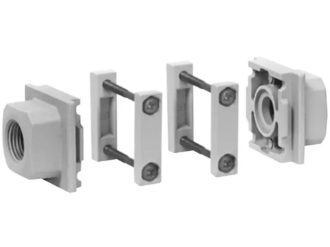 Parker P31KA12CP Mini Port Block Kit-Mini Port Block Kit-01-AA-01-01-03-6152427598548-Used Industrial Parts