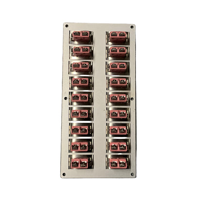 Pentronic Thermocouple Connector Panel - 18 Way-Connector Panel-Used Industrial Parts