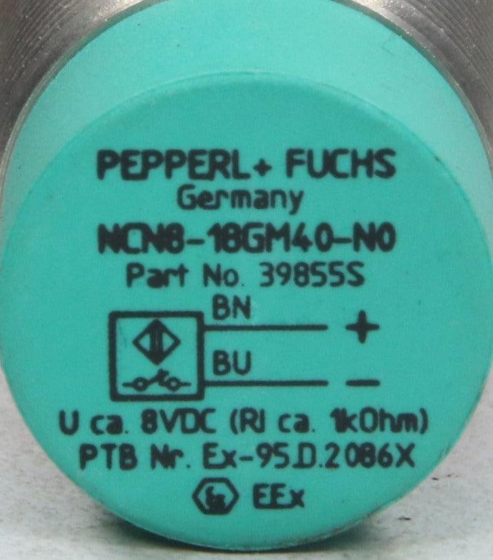 Pepperl + Fuchs Inductive Sensor NCN8-18GM40-N0-Inductive Sensor-AB-05-01-Used Industrial Parts