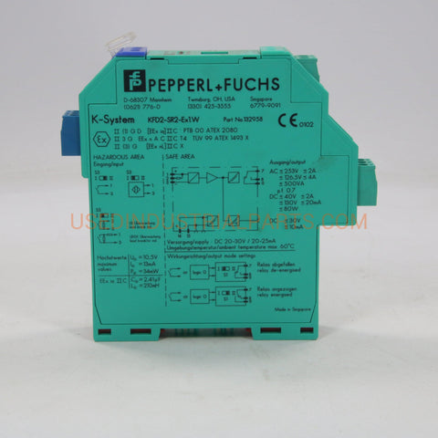 Image of Pepperl + Fuchs K-System KFD2-SR2-Ex1.W-Switch Amplifier-AA-04-05-Used Industrial Parts