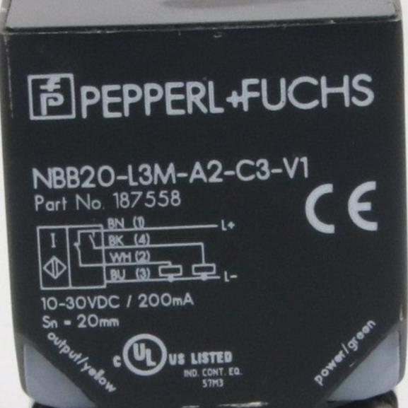 Pepperl + Fuchs NBB20 L3M A2 C3 V1 Proximity Sensor-Proximity Sensor-Used Industrial Parts