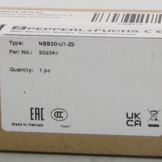 Pepperl + Fuchs NBB20-U1-Z2 Inductive Sensor - 203044-Inductive Sensor-Used Industrial Parts