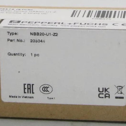 Pepperl + Fuchs NBB20-U1-Z2 Inductive Sensor - 203044-Inductive Sensor-Used Industrial Parts