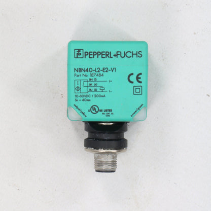 Pepperl & Fuchs NBN40-L2-E2-V1 Inductive Sensor-Inductive Sensor-AB-06-07-Used Industrial Parts