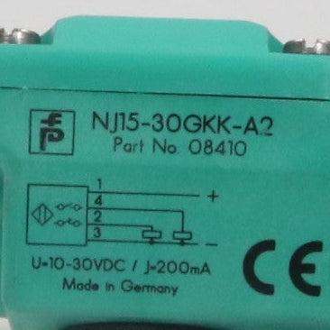Pepperl + Fuchs NJ15-30GKK-A2 Inductive Proximity Sensor - 08410-Inductive Proximity Sensor-Used Industrial Parts