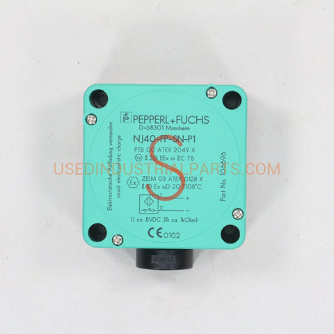 Image of Pepperl + Fuchs NJ40-FP-SN-P1 Inductive Sensor-Inductive Sensor-AA-04-05-Used Industrial Parts