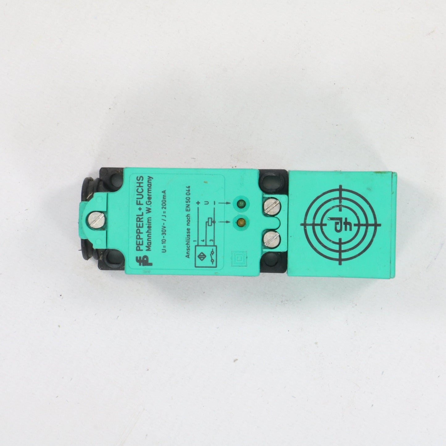 Pepperl & Fuchs U-10-30V-/J=200ma NJ30+ Inductive Sensor - Up Facing Contactor-Inductive Sensor-Used Industrial Parts