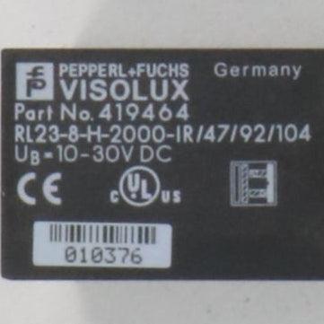 Pepperl + Fuchs Visolux RL23 Series Background Suppression Sensor-Background Suppression Sensor-Used Industrial Parts