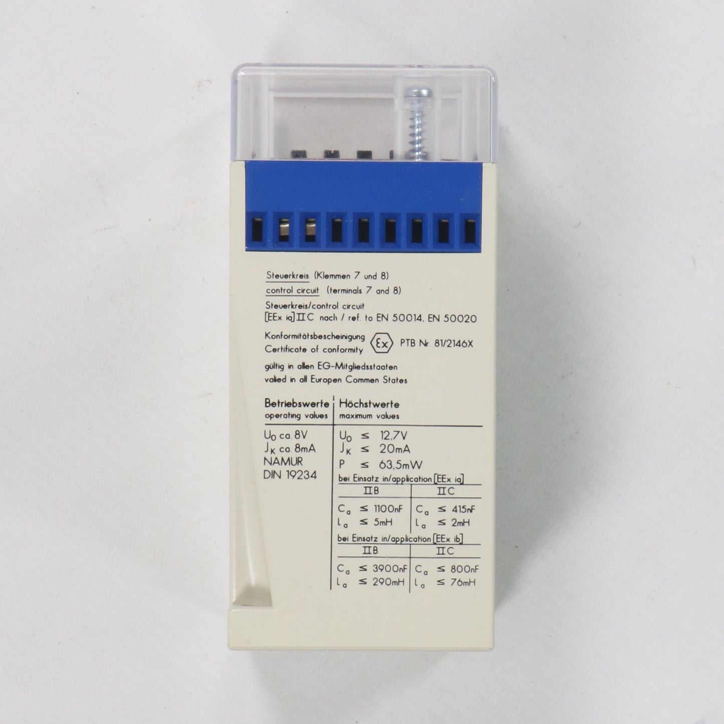 Pepperl + Fuchs WEM/Ex-FSU Frequency to Current Converter - 14424-Frequency to Current Converter-Used Industrial Parts
