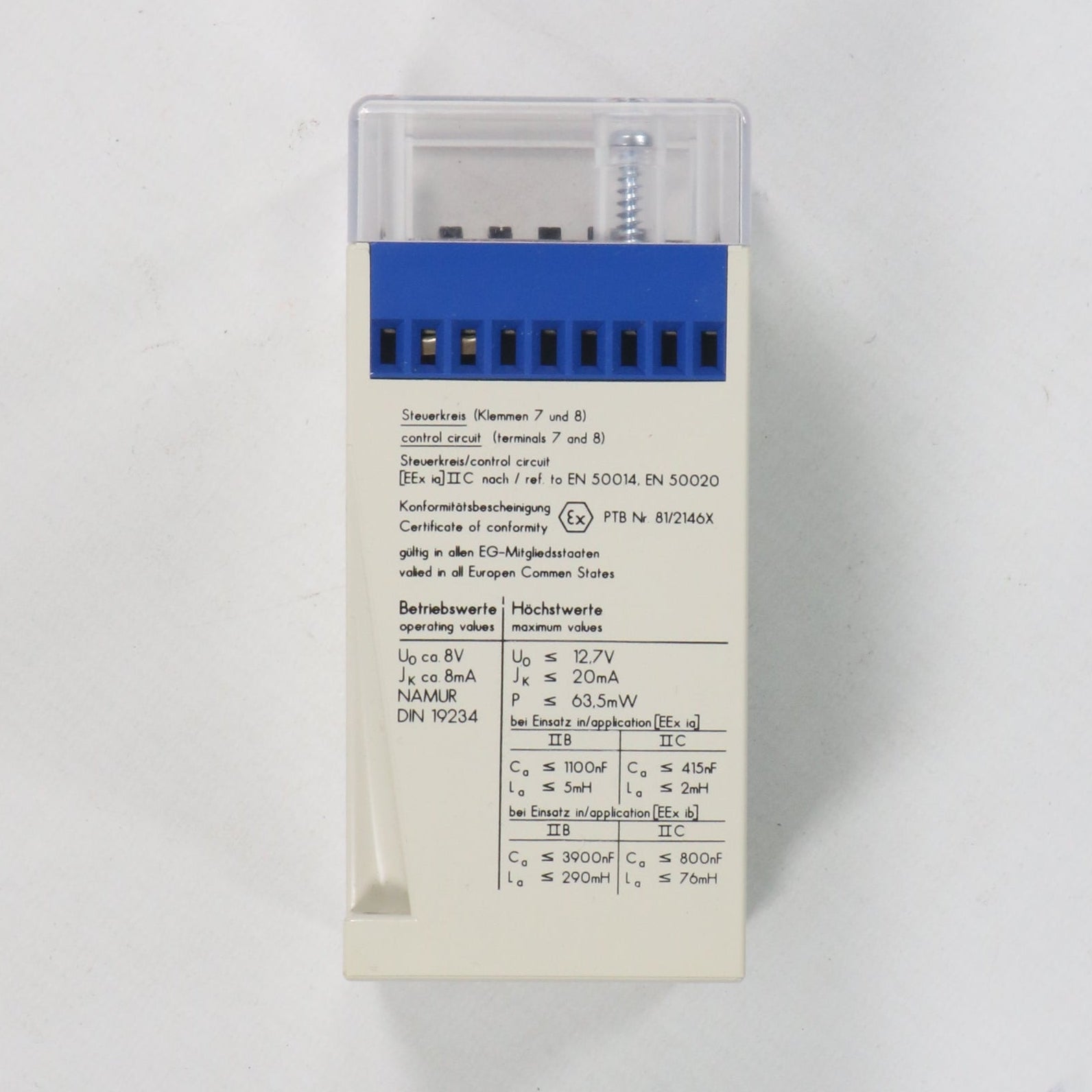 Pepperl + Fuchs WEM/Ex-FSU Frequency to Current Converter - 14424-Frequency to Current Converter-Used Industrial Parts
