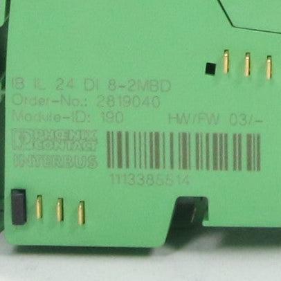 Phoenix Contact IB IL 24 DI 8-2MBD Inline Terminal-Inline Terminal-Used Industrial Parts