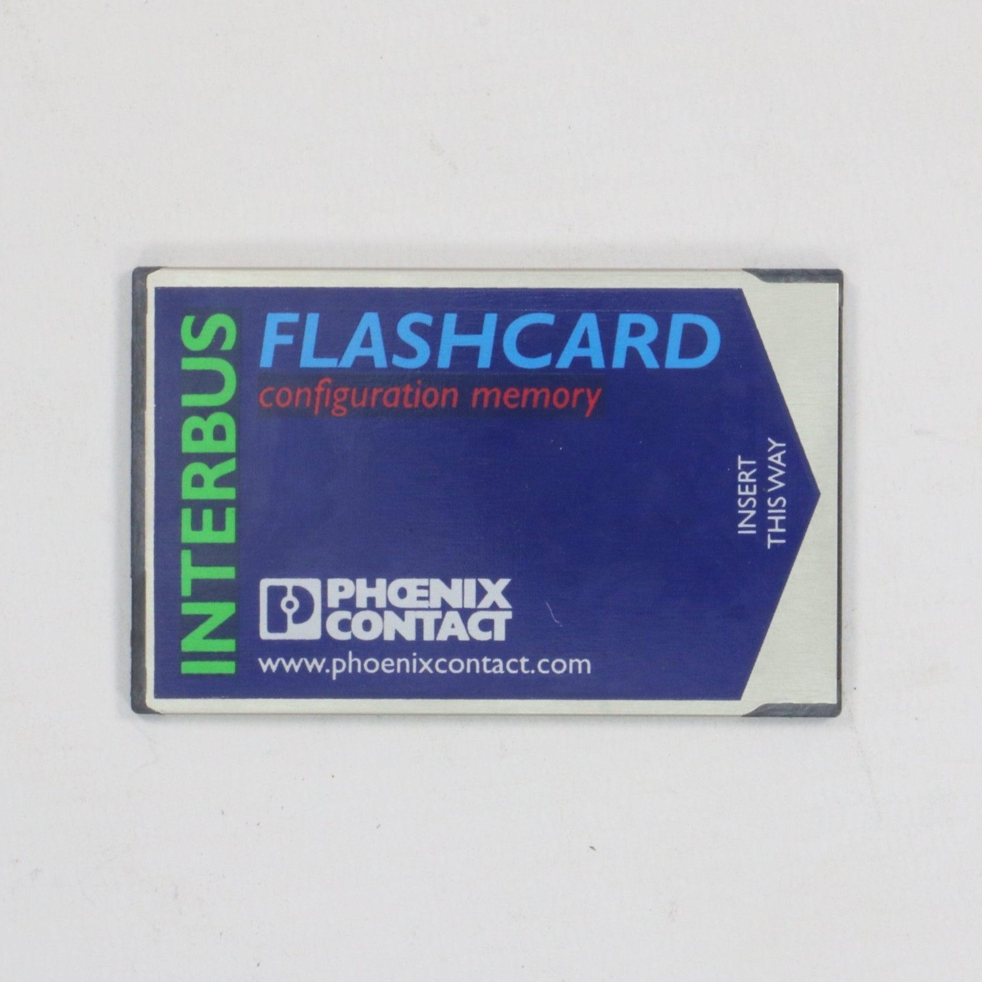 Phoenix Contact Interbus Flash Card-Flash Card-Used Industrial Parts