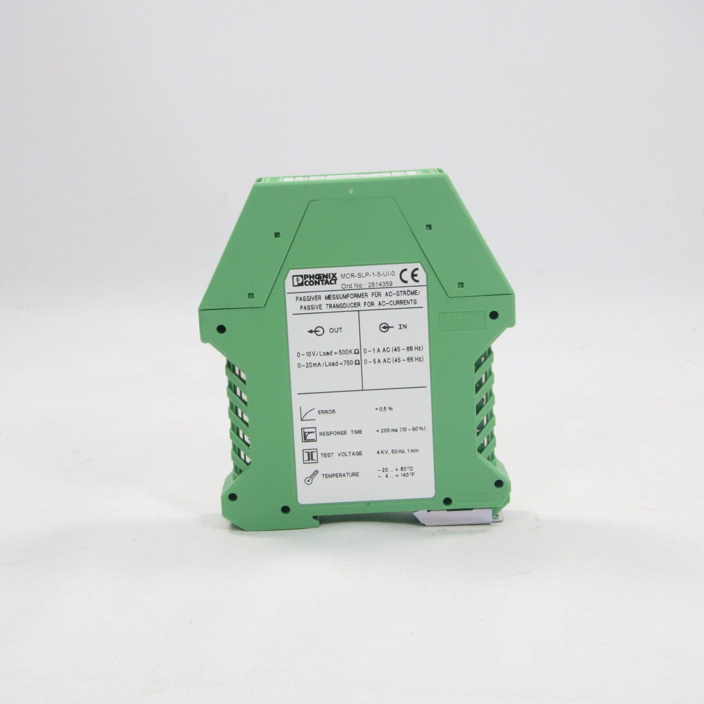 Phoenix Contact MCR-SLP-1-5-UI-0 Current Transducer-Current Transducer-Used Industrial Parts