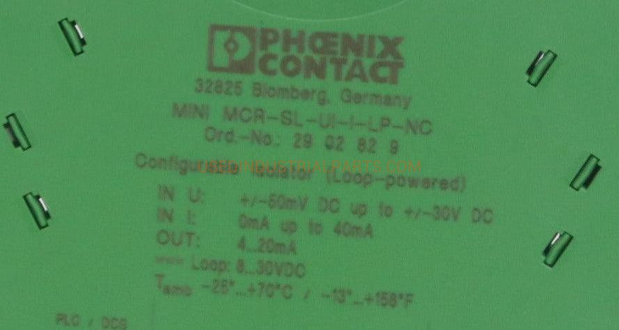 Phoenix Contact Mini MCR-SL-UI-I-LP-NO Isolating Amplifier-Signal Conditioner-AE-04-04-01-Used Industrial Parts